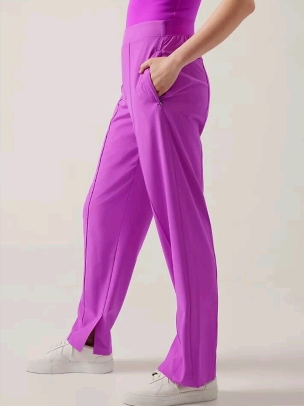 ATHLETA Brooklyn Heights Pant in "Jazzy Purple" Size2